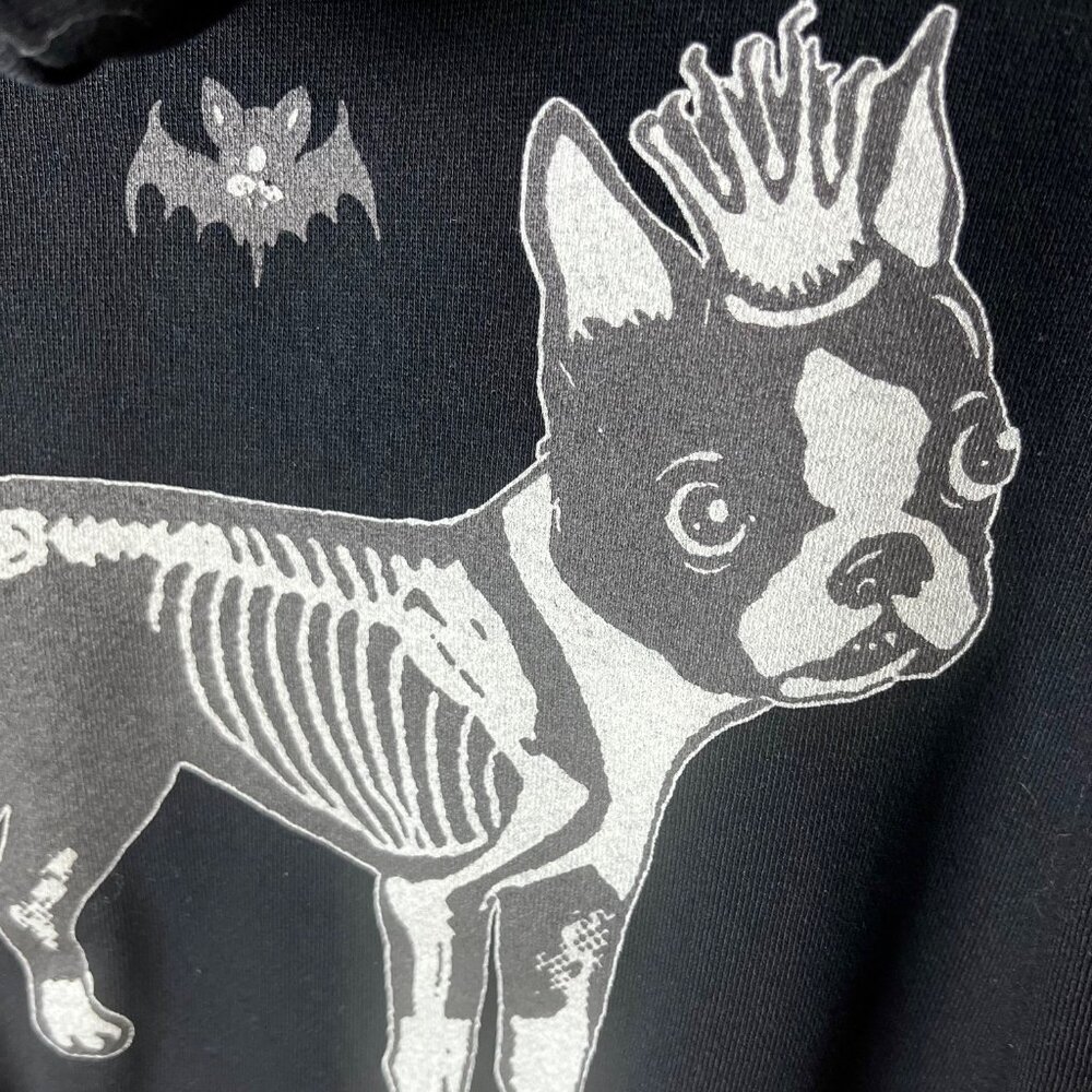 Y2K VERY RARE vintage hoodie black All-mighty 2000s 100% cotton jacket